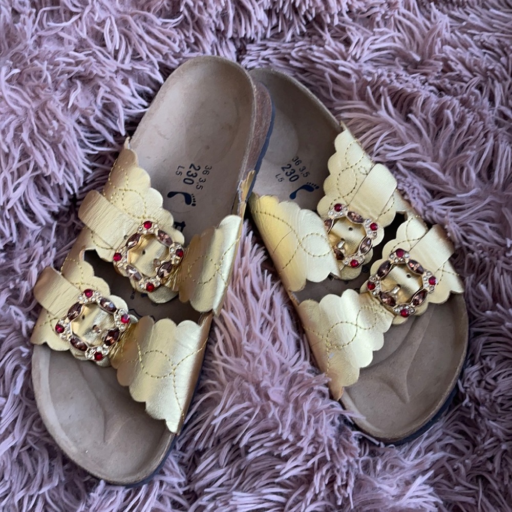 Birkenstock Betula rhinestone sandals